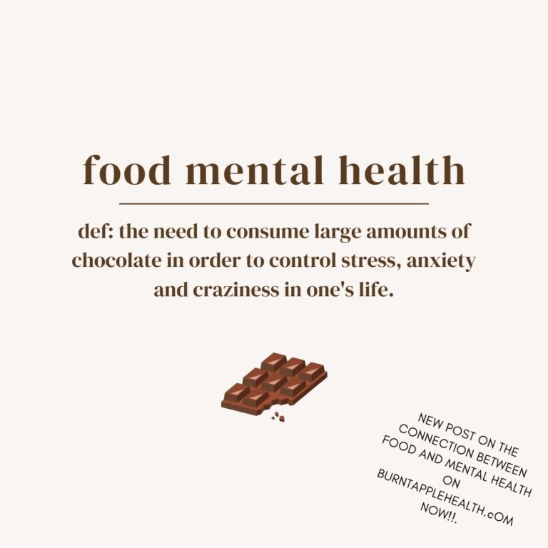 mental health food connection activity counseling